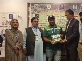 RAWALPINDI (TNS) RISJA HOSTS DIGNIFIED CEREMONY AT RAWALPINDI CRICKET STADIUM TO HONOR SENIOR SPORTS JOURNALIST SHAKEEL AHMED AWAN FOR 40 YEARS OF SERVICE