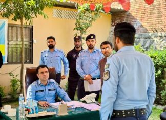 Islamabad (TNS) DIG Ali Wasim Holds Orderly Room, Hears Police Personnel’s Grievances and Issues Immediate Directions for Their Resolution
