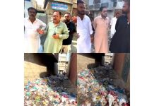 Karachi (TNS) UC-14 Manghopir Town’s Sanitation System Collapses as All Four Wards Remain Buried in Garbage