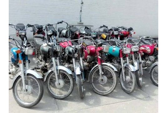 Islamabad (TNS) Incidents of robbery, theft, car theft and motorcycle theft, three motorcycles from the areas of Thana Sangjani